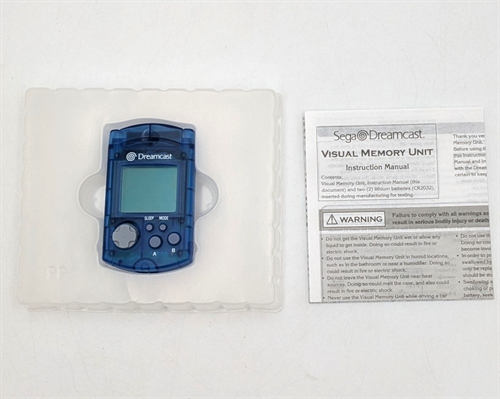 Dreamcast Visual Memory VMU - Komplet I Æske - Sega Dreamcast Tilbehør (B Grade) (Genbrug)